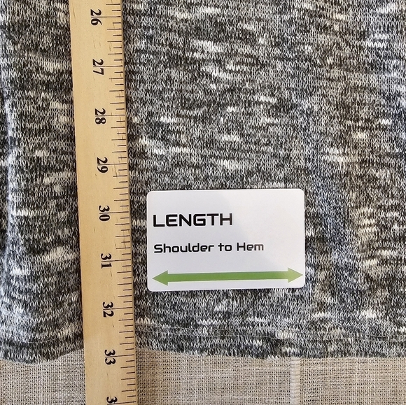 Torrid 4X Rayon Blend Stretchy Open Front Cardigan Grey - Picture 9 of 9